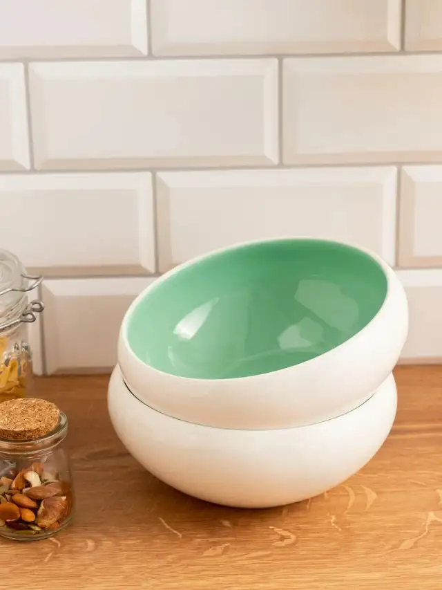 Porcelain Salad Bowls 7.2 x 3 in. Set Of...  ITEM# 2720 - Photo 6