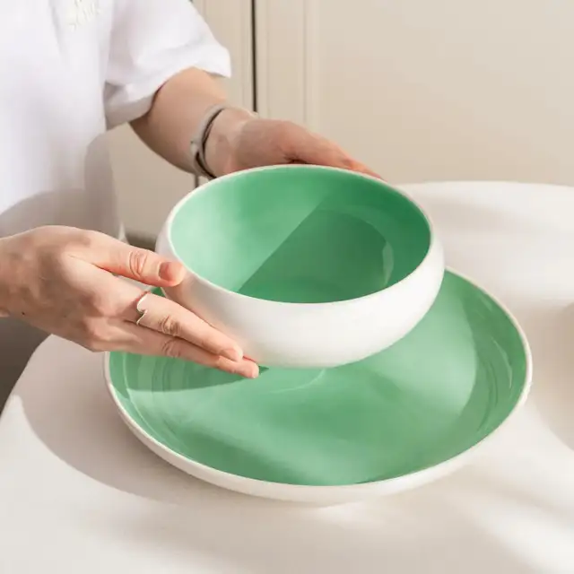 Porcelain Salad Bowls 7.2 x 3 in. Set Of...  ITEM# 2720 - Photo 10