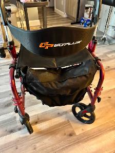 Goplus chaise Goplus Déambulateur 2 en 1