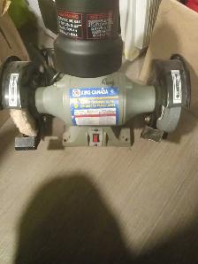King Canada Bench Grinder and Lamp