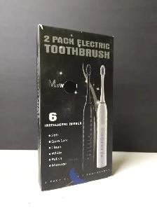 2 Pack Electric Toothbrush Set ...  ITEM# 2418