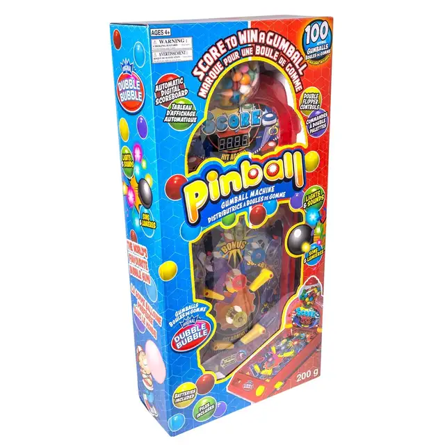 Dubble Bubble Pinball Machine Candy Dispens...  ITEM# 3483 - Photo 2