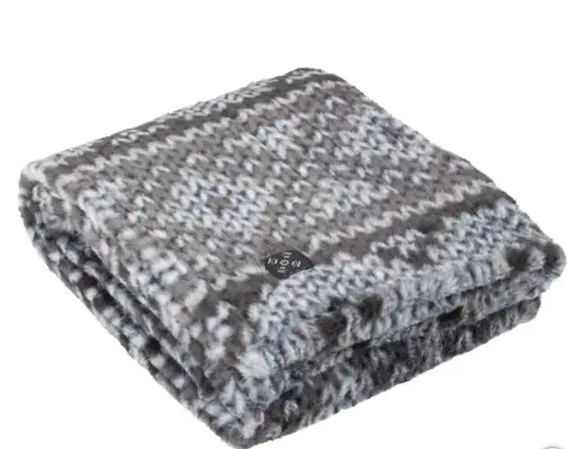Berkshire Heated Luxe Faux Fur Throw ITEM# 1740 - Photo 2
