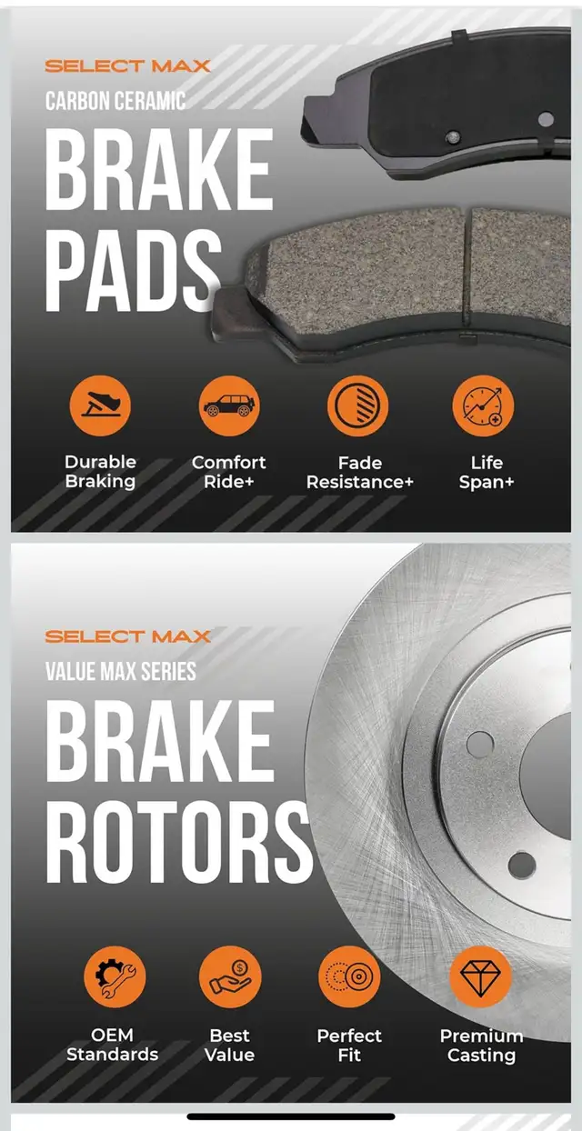 Brake Pads & Rotors - Brand New in box - Photo 2