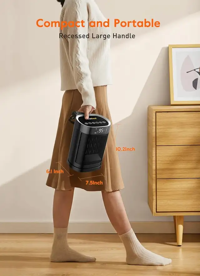 GiveBest Portable Electric Space Heater, 15...  ITEM# 3956 - Photo 6