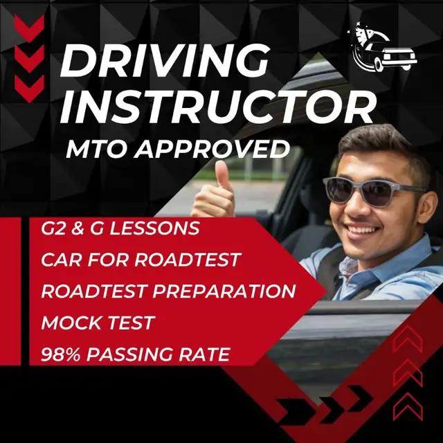 Driving Lessons, G2 & G, Pass Roadtest, Driving Instructor