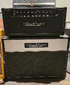 2005 bad cat hot cat 30r Hand Wired  bad cat 2x12 Cab