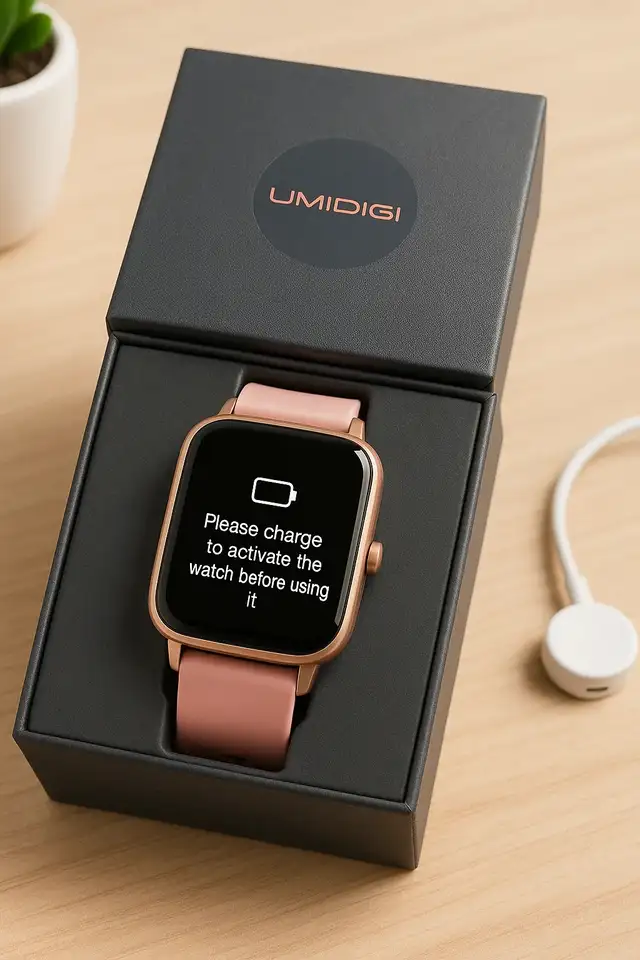 UMIDIGI Rose Gold Smartwatch – Elegant & Feature-Ri...  ITEM# 52