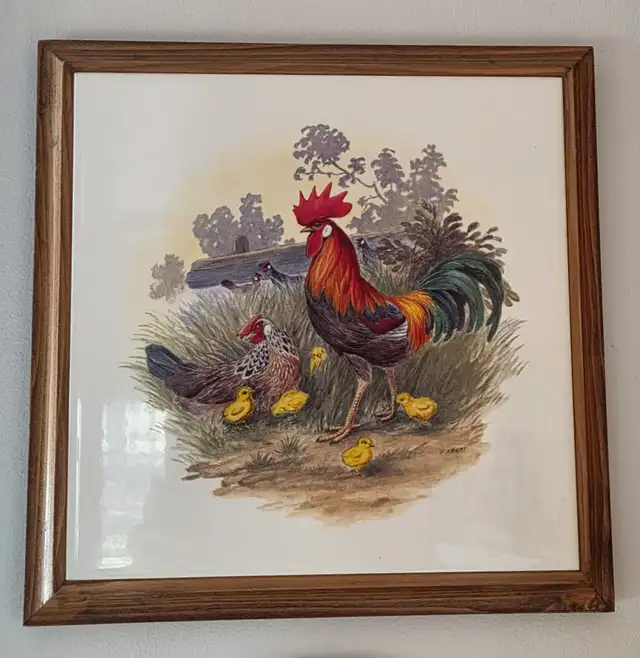 Rooster art work and figurines - Photo 3