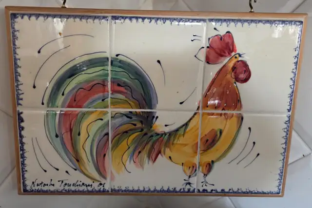 Rooster art work and figurines - Photo 6