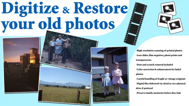 Digitize and Restore your old photos!