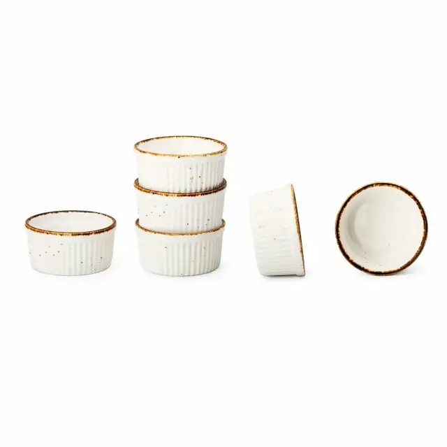 Porcelain Ramekins 6oz, Set of 6 - Cre...  ITEM# 4142 - Photo 9