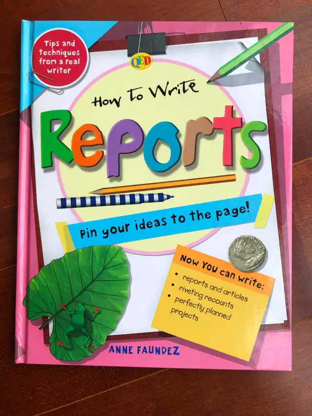 Four(4) Amazing  Books on "How to Write"  –Reports ,Letters and