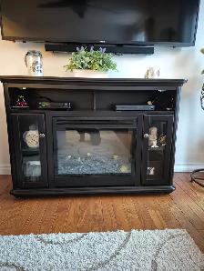 ELECTRIC FIREPLACE MEDIA CABINET