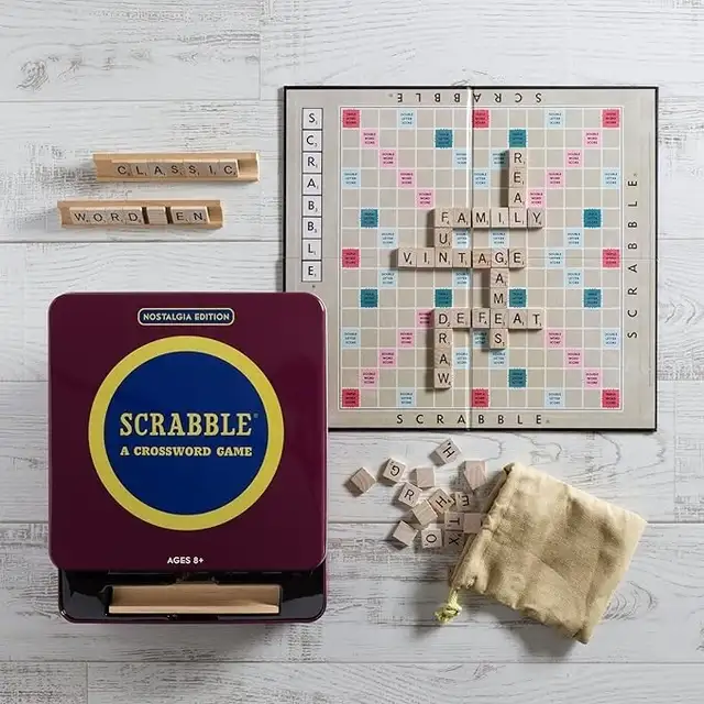 WS Game Company Scrabble Nostalgia Edition Bo...  ITEM# 5220 - Photo 3