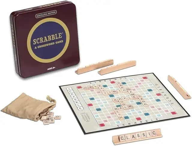 WS Game Company Scrabble Nostalgia Edition Bo...  ITEM# 5220 - Photo 5