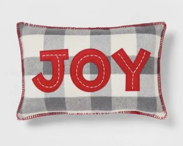 JOY Flannel Plaid Pillows - Set of 2 ITEM# 7208