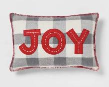 JOY Flannel Plaid Pillows - Set of 2 ITEM# 7208