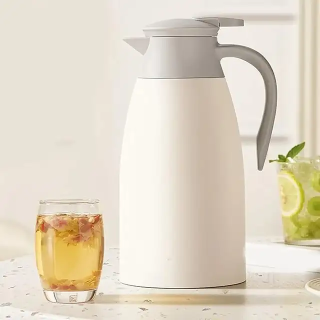 2L Stainless Steel Thermal Water Kettle – Doubl...  ITEM# 6909
