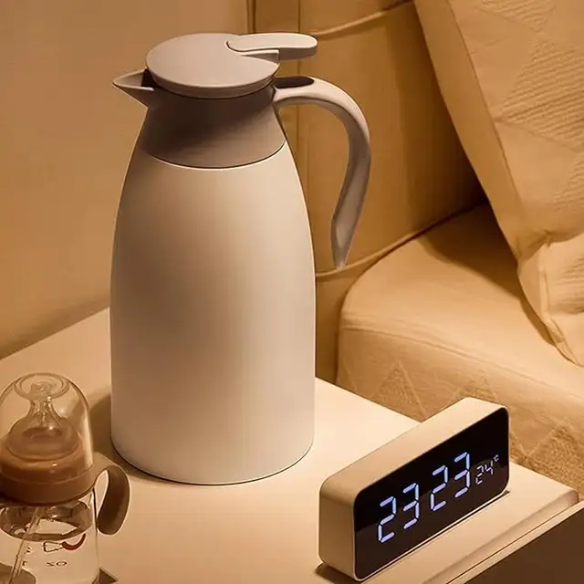 2L Stainless Steel Thermal Water Kettle – Doubl...  ITEM# 6909 - Photo 2