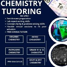 CHEMISTRY TUTORING - university & high school