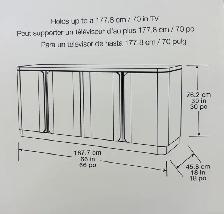 66" accent console - Photo 4