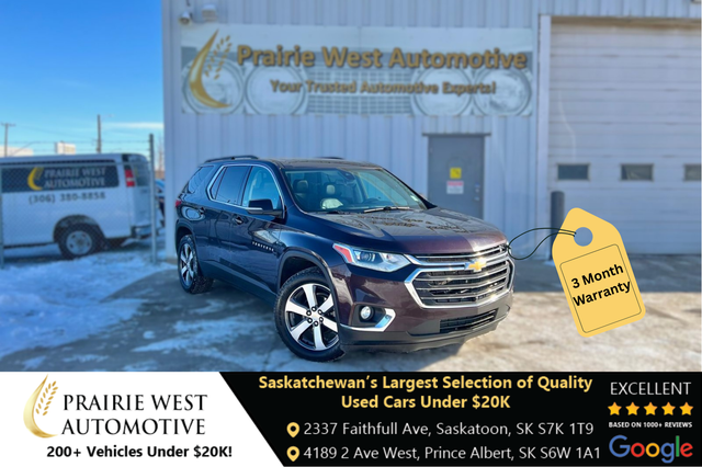 2021 Chevrolet Traverse LT AWD - No Accident
