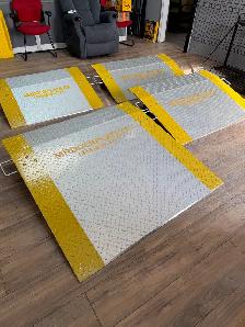 Aluminum Dock Plates Dock Ramps 4FT x 5 FT Size. 3000 LBS