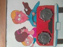 1967 Centennial Rabbit Nickel Cuff links Mobil Oil