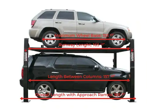 4 Post Car Lift, Parking Lift, Storage Lift 8000lb-Winnipeg - Photo 5