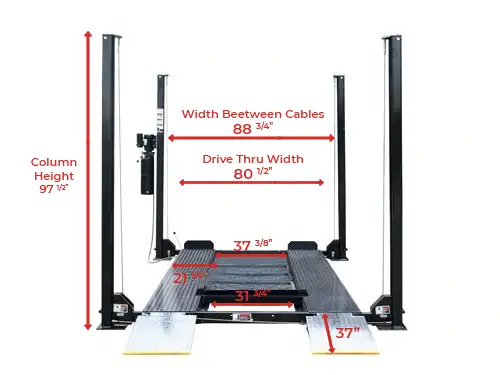 4 Post Car Lift, Parking Lift, Storage Lift 8000lb-Winnipeg - Photo 6