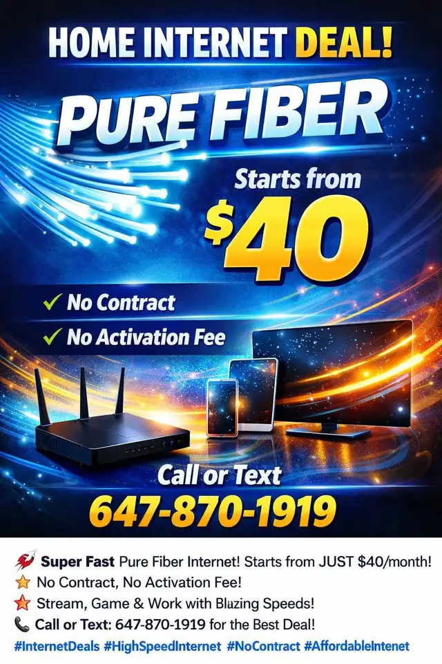 Home Internet DEAL $40