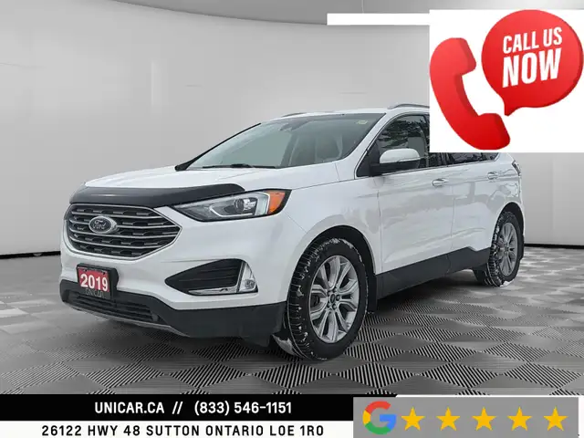 2019 Ford Edge Titanium AWD No Accidents Remote Starter Nav Blin