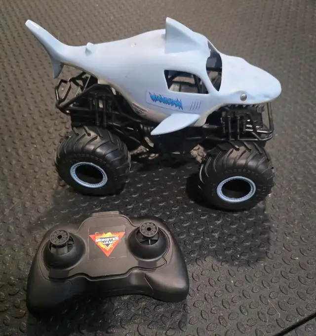 Megaladon shark remote control car from Monster Jam $10