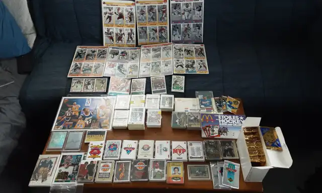 Mcdonald's card. Collection hockey baseball football basketball