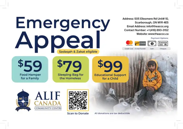 Emergency Humanitarian Appeal – Monthly Goal $10,000