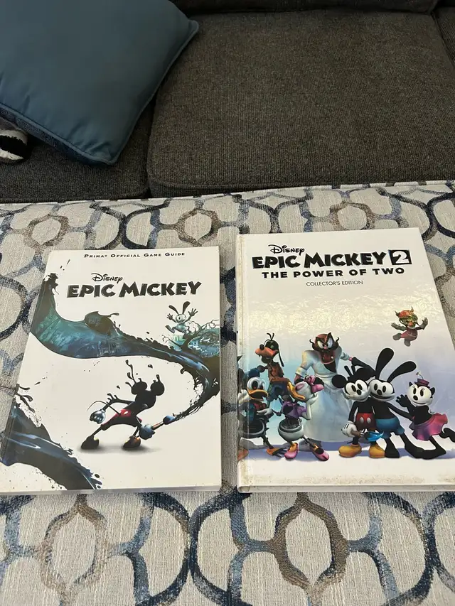 Epic Mickey 1& 2 games & strategy guides for Nintendo Wii - Photo 2