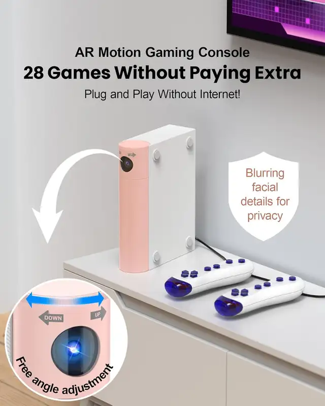 AR Motion Game Console Active Video System w/ 28 Built-in Games - Photo 2