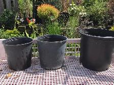 Plastic Pots, Trays for Plants, Trees, Shrubs, Vegetables, Weed, - Photo 4