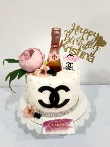 Bottle cake, Coco Chanel cake birthday cakes ideas - Photo 4