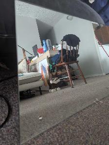 Vintage sterling silver mirror