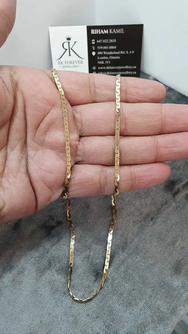 10k yellow gold chain # 360_11 - Photo 5