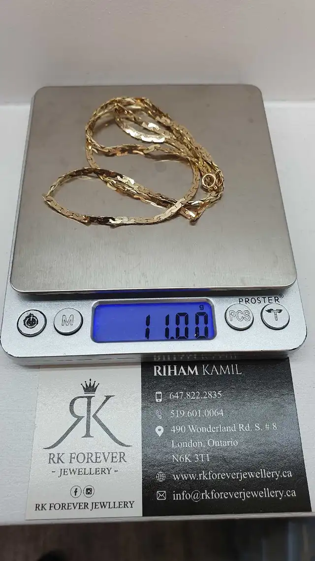 10k yellow gold chain # 360_11 - Photo 6