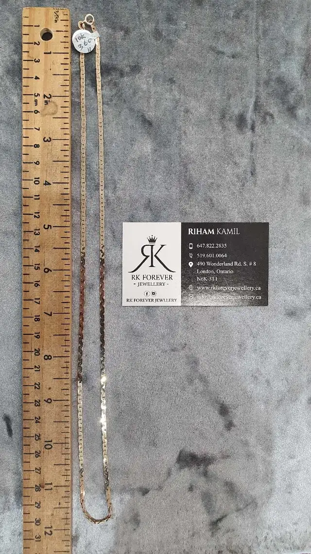 10k yellow gold chain # 360_11 - Photo 7