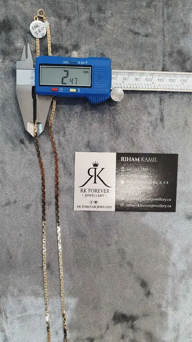 10k yellow gold chain # 360_11 - Photo 8