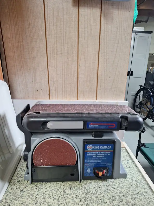 PONCEUSE À COURROIE 4'' x 36'' ET À DISQUE 6''