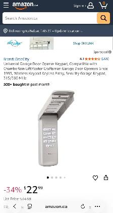 CreaCity Wireless Garage Door Keypad - Photo 8