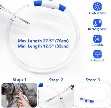 PZRLit USB Rechargeable LED Dog Collar – Blue - Photo 2