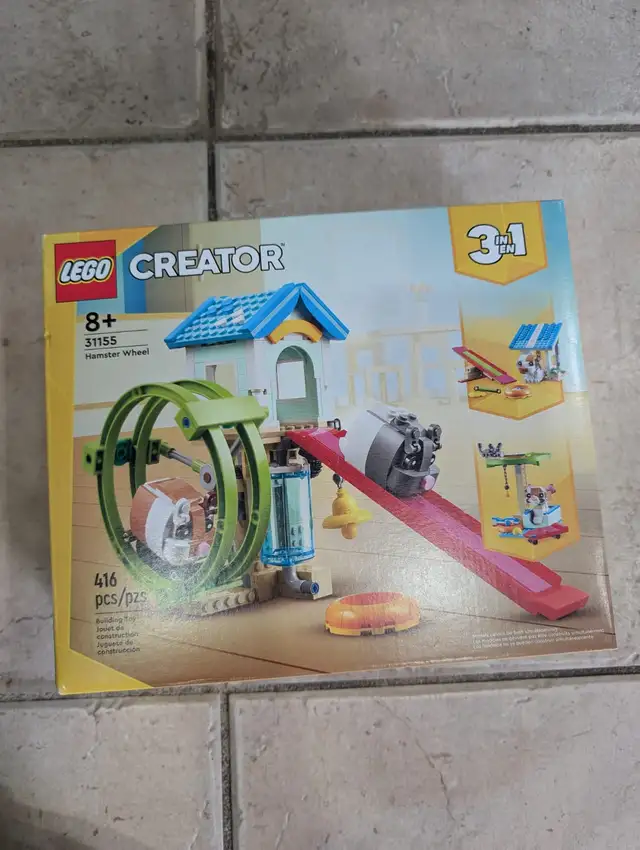 Lego 3in1 Creator 31155 Hamster Wheel 416PCS