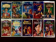 50 Disney/Pixar VHS great shape, $75 for the whole collection!